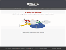 Tablet Screenshot of hokata.de